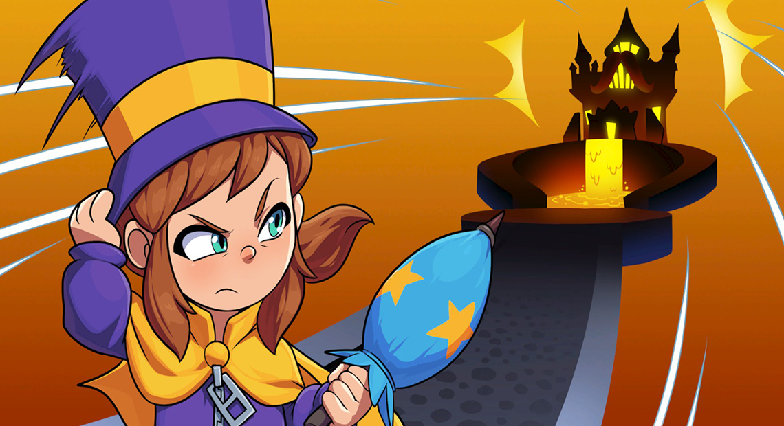 Screenshot from Hat in Time - Hat Kid isn't happy