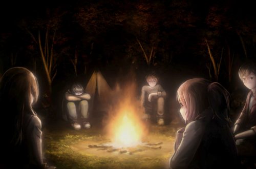 Re:Turn - Friends sitting around a campfire