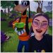 Say cheese! Taking a selfie with Goofy in Disney Dreamlight Valley